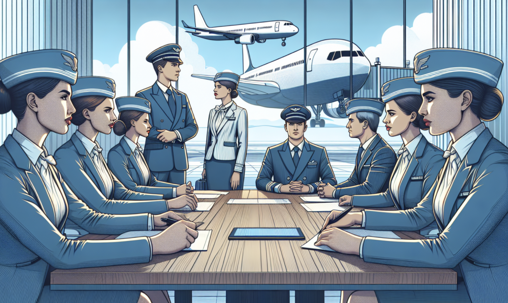 Grève prévue chez United Airlines : les hôtesses de l’air approuvent le mouvement en pleine négociation de contrat